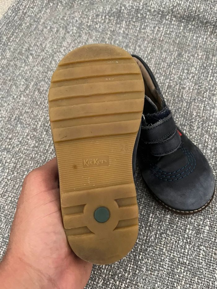 Chaussures À Scratch Pour Garçons Taille 26 Kickers - photo numéro 5