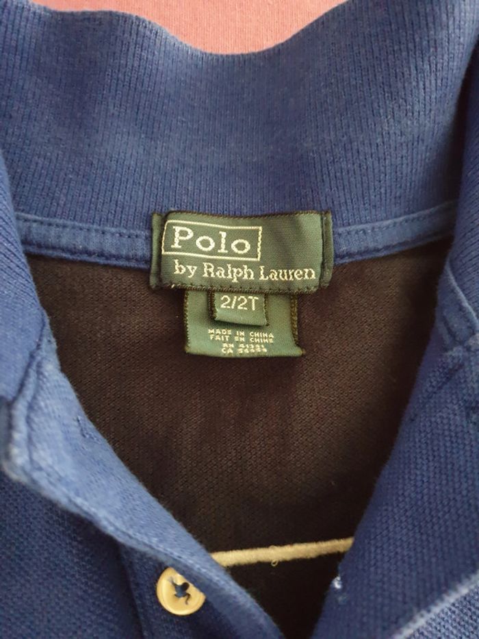 Polo ralph Lauren 2 ans bleu - photo numéro 2