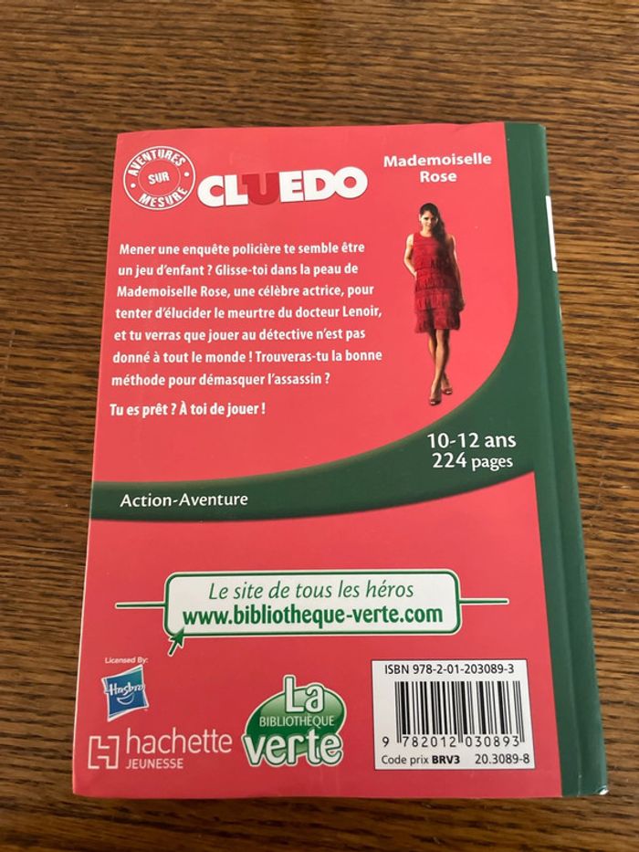 Livre Bibliothèque verte Cluedo - photo numéro 2