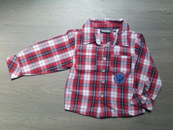 Chemise manches longues taille 80