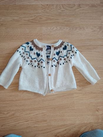 Gilet bébé fille