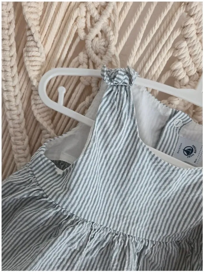 Jolie robe enfant bébé fille 6 mois petit bateau - photo numéro 4