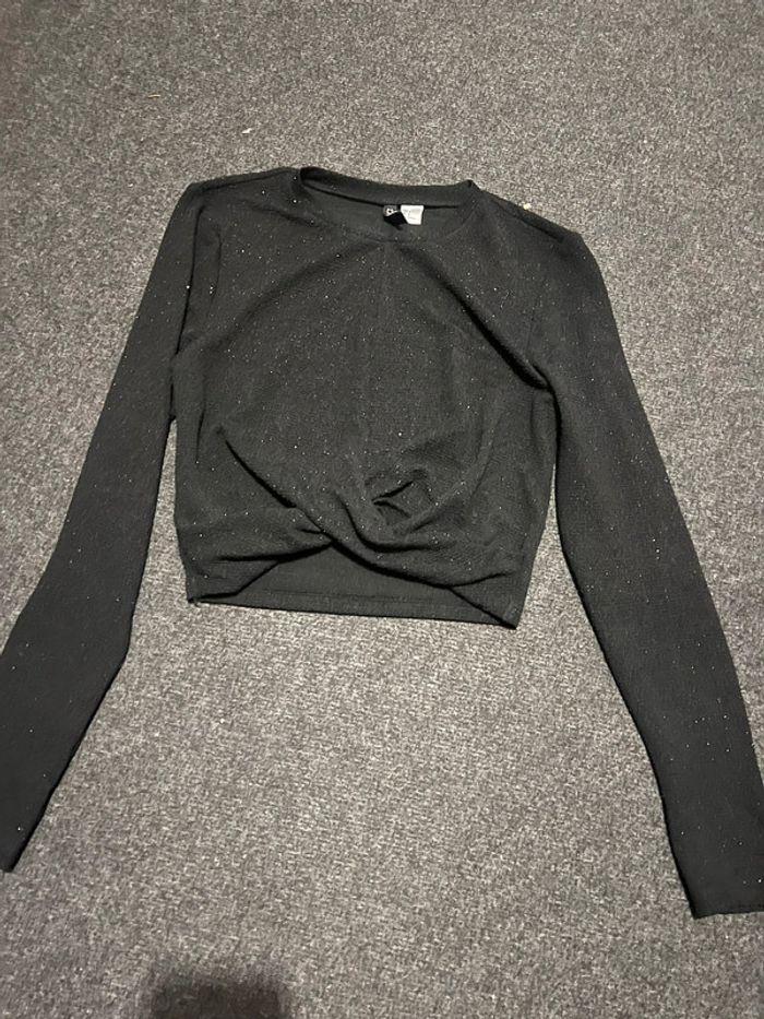 Croc top pailletée - photo numéro 2