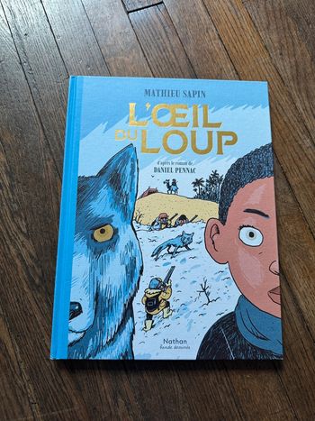 Livre bd l’œil et le loup valeur 19,90 euros