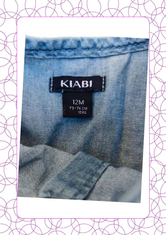 Robe en jean 12 mois Kiabi - photo numéro 4
