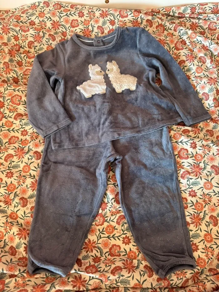 Pyjama velours Okaidi