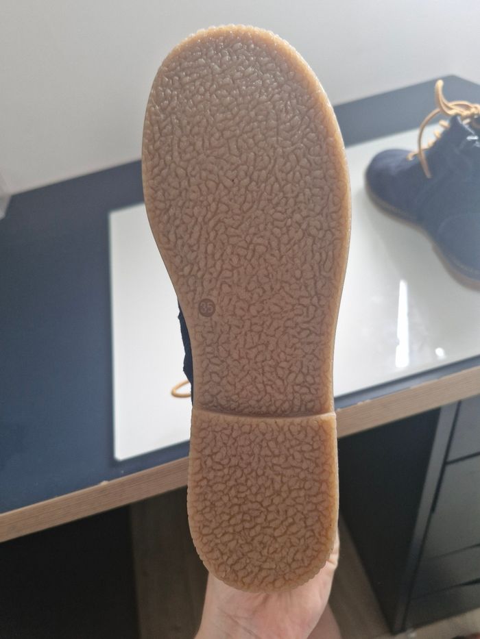 Chaussures montante bleu foncé - photo numéro 4
