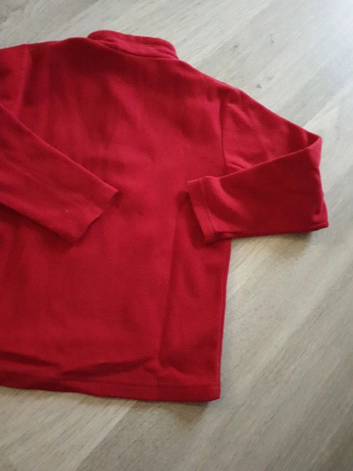 Sweat polaire 8 ans rouge - photo numéro 7