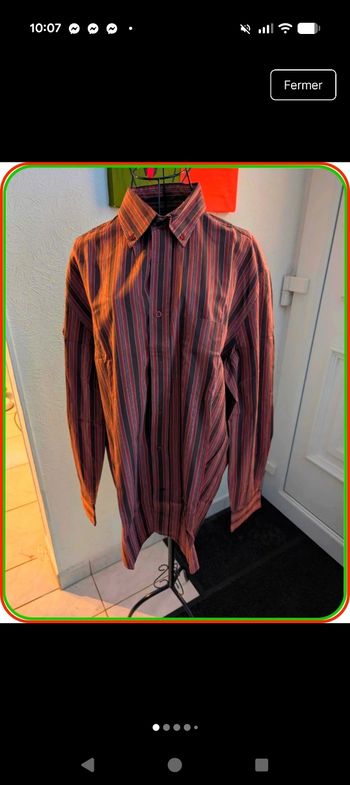 Chemise à rayures Charlie Parker - Regular Fit en parfait état