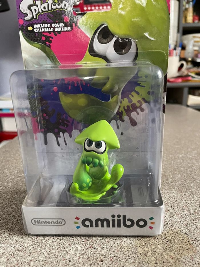 Figurine Neuve Splatoon Calamar Vert