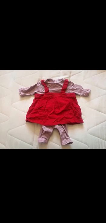 Ensemble en 1 pièce rouge kitchoun 1 mois