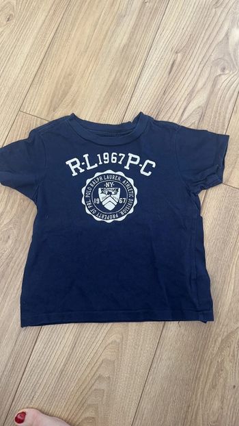 Tee-shirts Ralph Lauren marine 2 ans