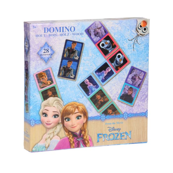 Domino en bois LA REINE DES NEIGES - FROZEN - DISNEY - NEUF