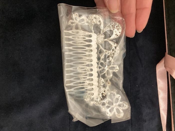 Peigne cheveux mariage - photo numéro 3