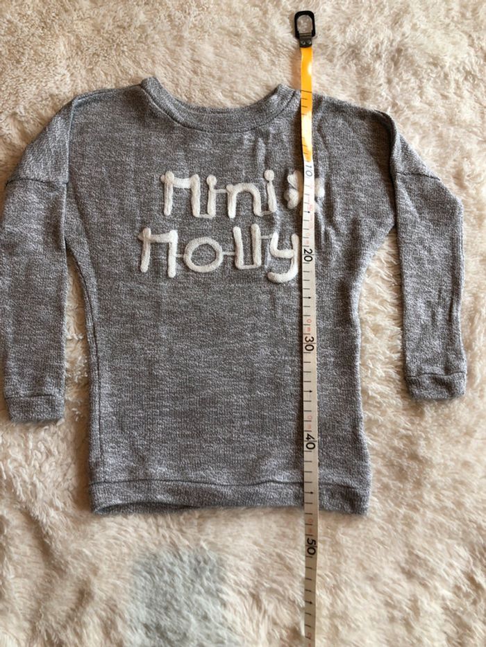 Pull Mini Molly gris neuf 4/6a - photo numéro 3