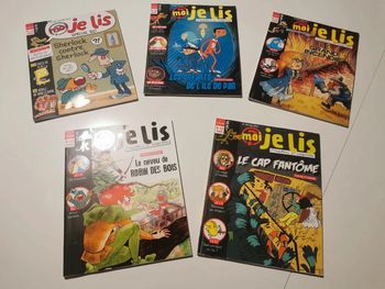 Lot 5 livres "moi, je lis"