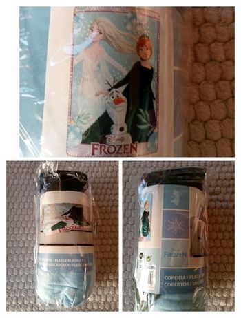 Plaid polaire 100×140 cm la reine des neiges Frozen