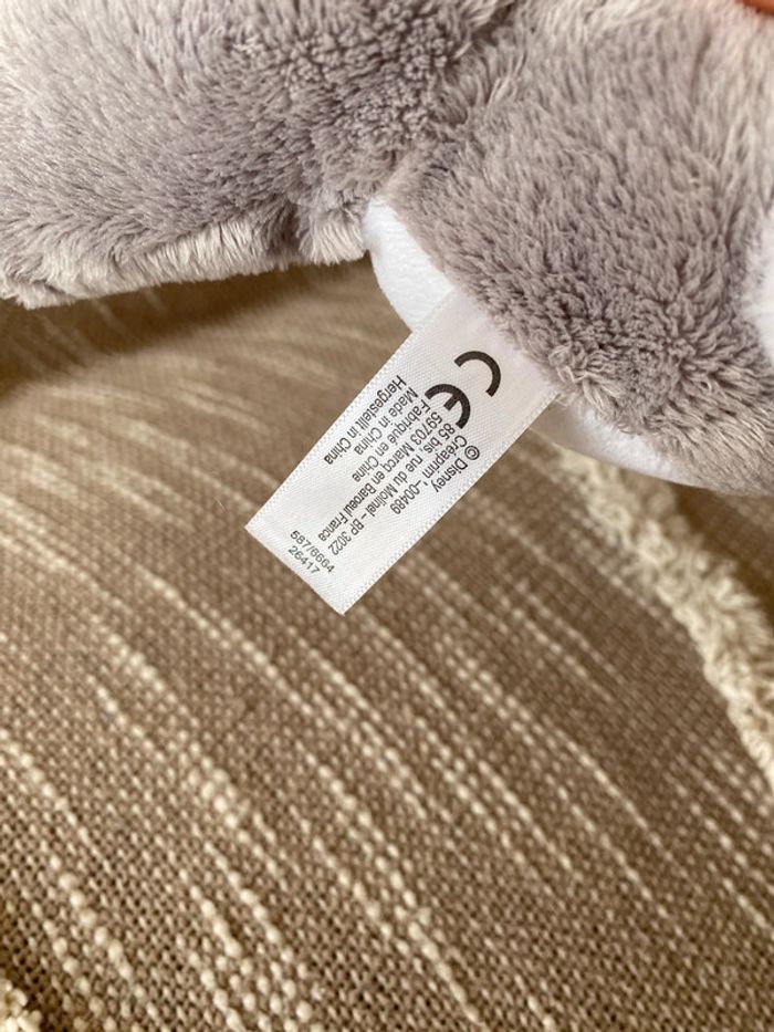 Peluche doudou 30cm Disney panpan lapin gris très bon état - photo numéro 4