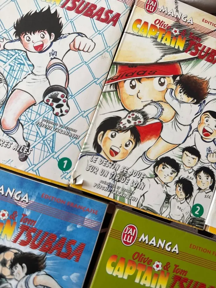 Lot captain tsubasa 1 a 5 j’ai lu 1999 - photo numéro 2