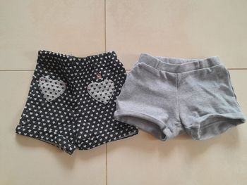 Lot de 2 shorts