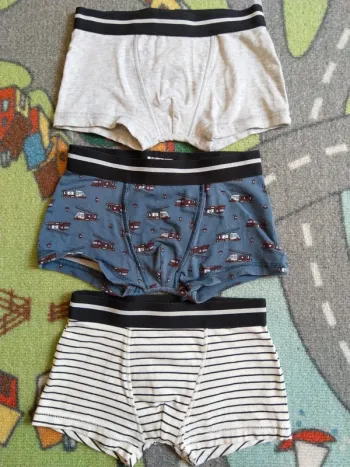 Lot de 3 boxers Kiabi 6 ans, 114-119cm