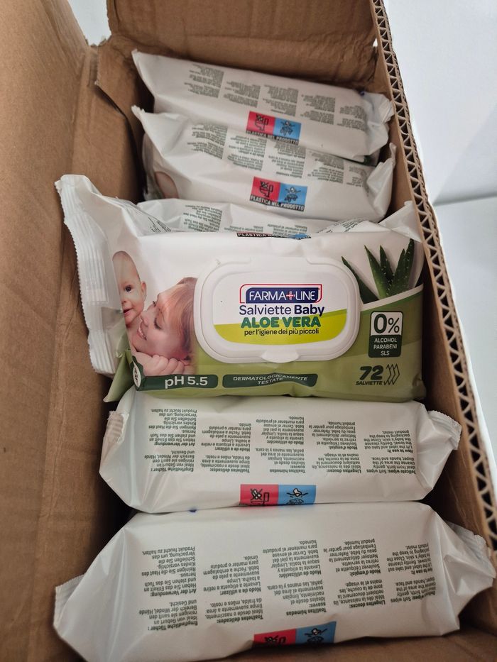 Carton de 24 paquets de 72 lingettes bébé - photo numéro 2