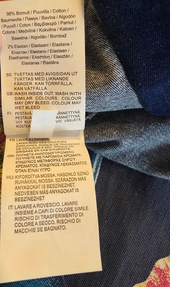 Jupe en jeans bleu foncé 36 - photo numéro 8