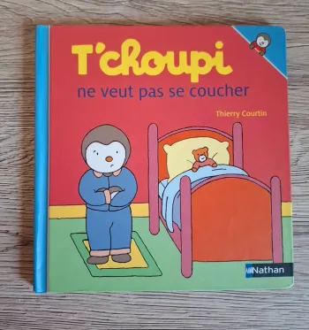Livre T'choupi ne veut pas se coucher