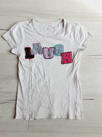 Vêtement fille tee-shirt manches courtes Laugh 12 ans
