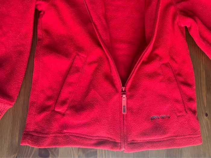 Veste polaire Tex 9/10 ans rouge - photo numéro 2