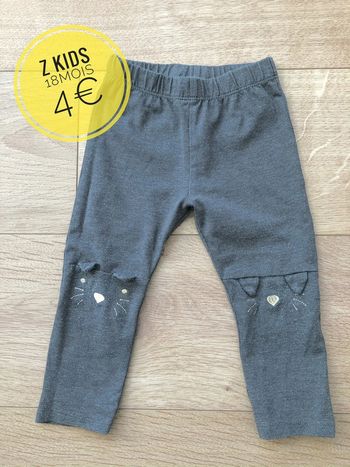 Legging Z Kids gris en 18mois