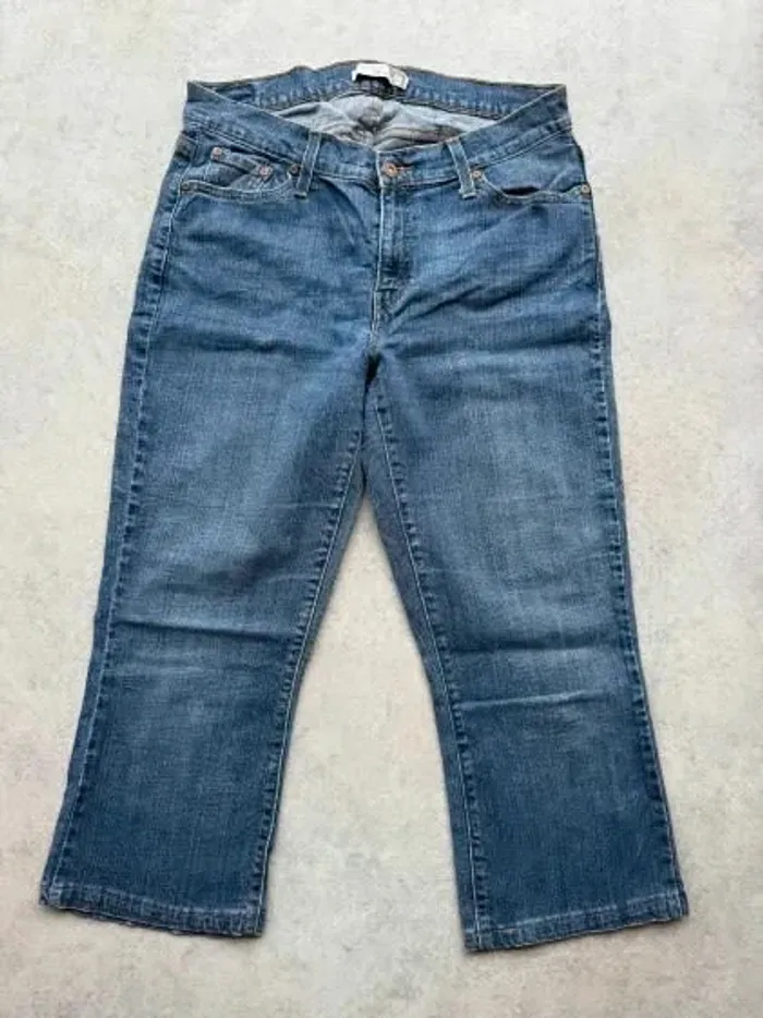 Jeans Levi's 529 W32 FR42 coupe droite bleu Femme Women pan562b - photo numéro 2