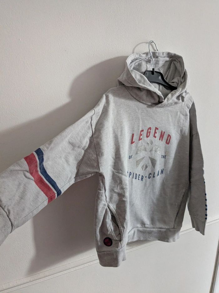 Sweat gris marvel 8 ans - photo numéro 2