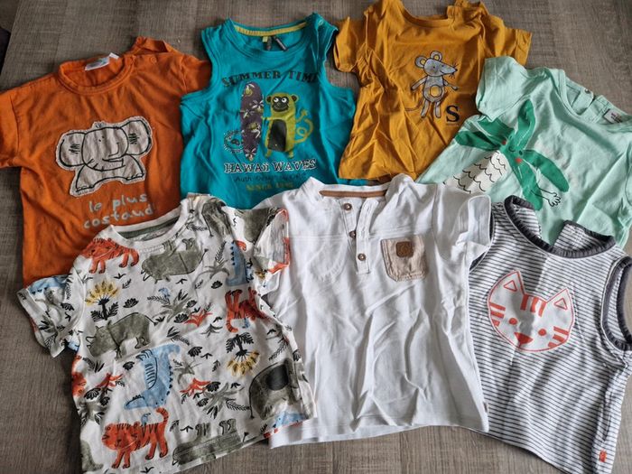 Lot de 7 haut MC taille 18 mois