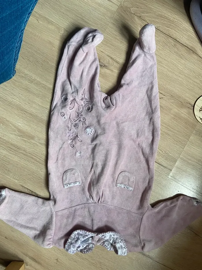 Lot 3 pyjamas chauds 9 mois fille - photo numéro 6