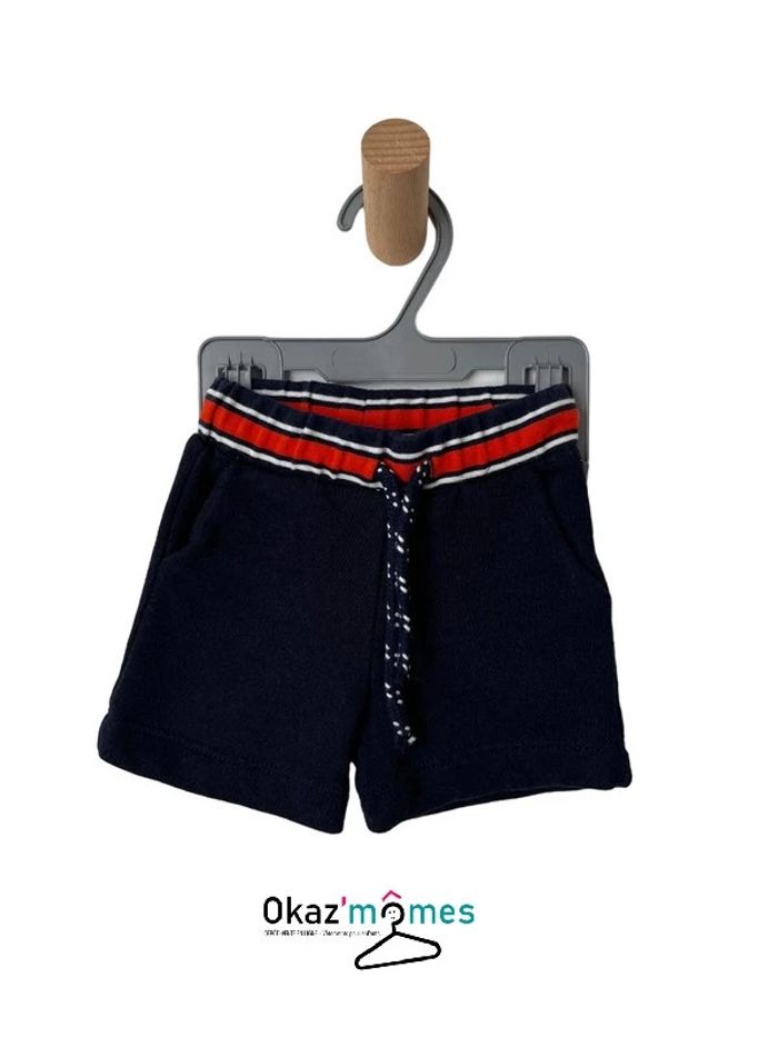 Short-jogging bleu marine et rouge - La Redoute 3 mois (60-62cm)