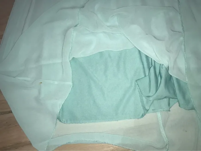 Robe turquoise et doré TU - photo numéro 3