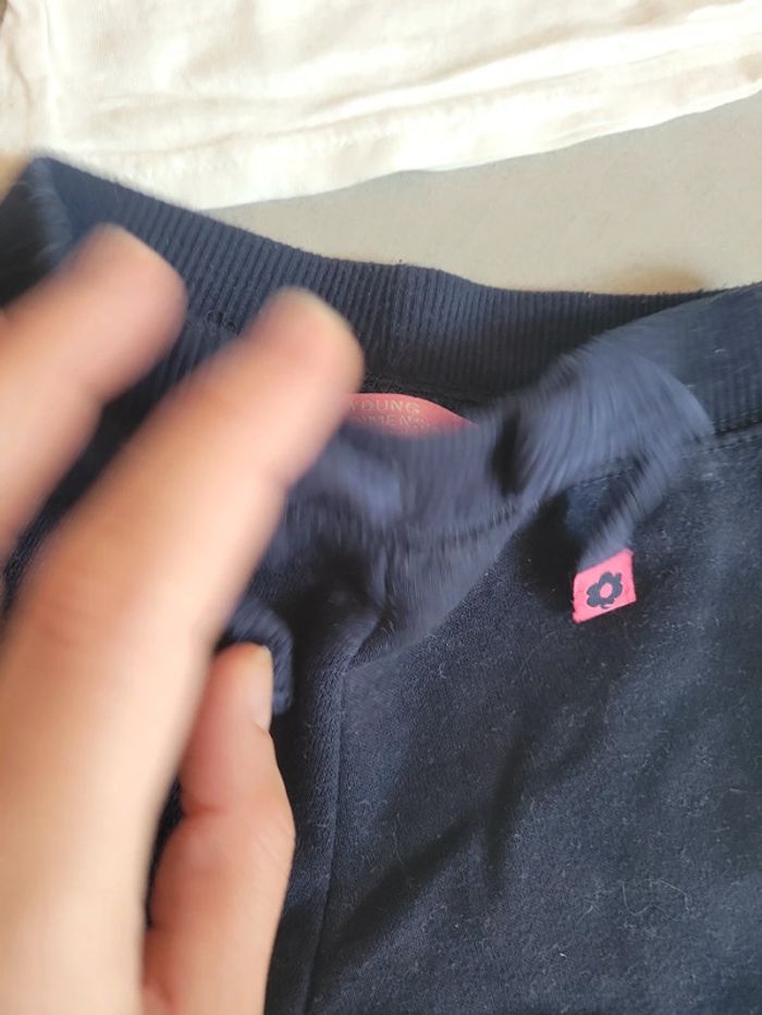 Lot ensemble hiver pantalon jogging haut manche longue 74 cm bébé fille - photo numéro 2