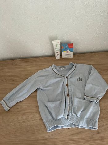 🧥 Cardigan bleu Vertbaudet 🧥