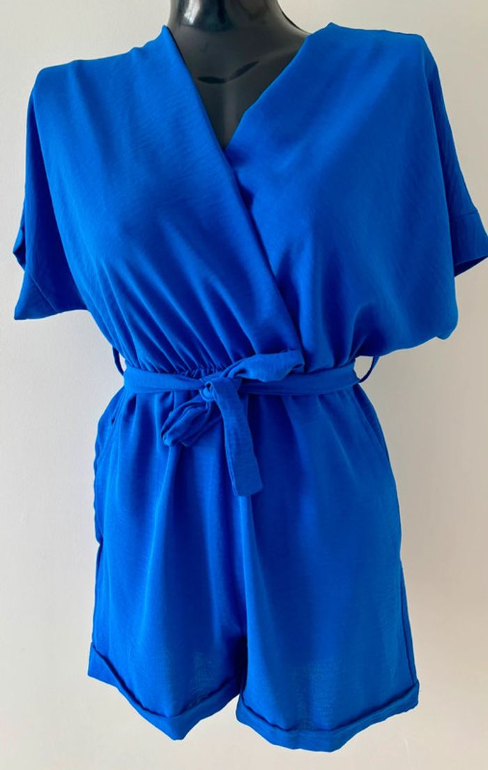 Combi short bleu taille unique - photo numéro 2