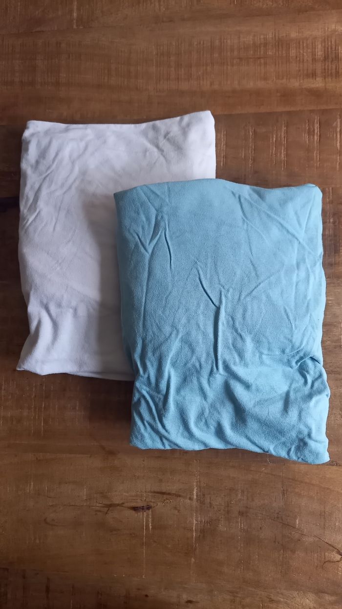 Lot de draps housse OekoTex  lit enfant 90x140