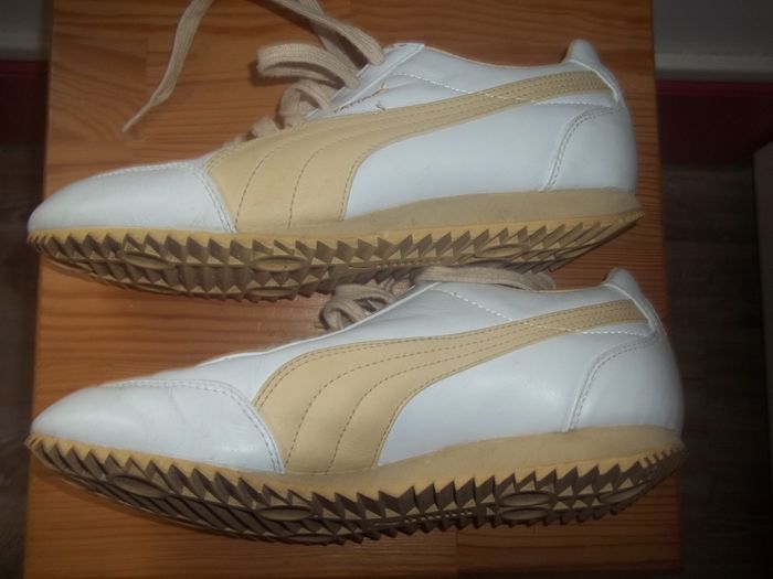 Baskets en cuir blanc Puma Tahara 41 - photo numéro 7