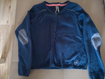 Gilet bleu et argenté 6 ans
