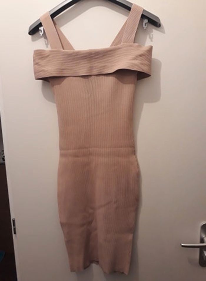Robe Epaules dénudées Rose Nude Morgan - photo numéro 3