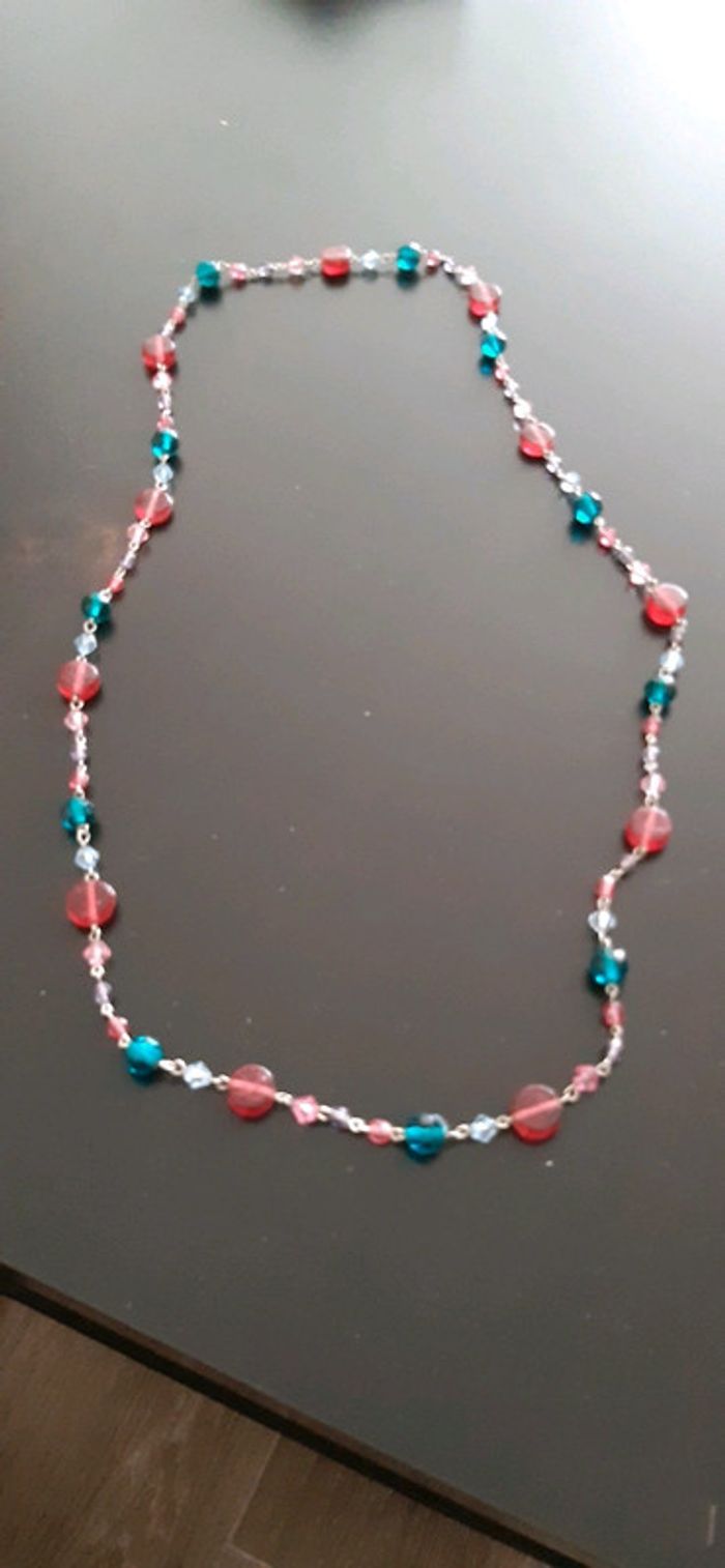 Collier fantaisie perles