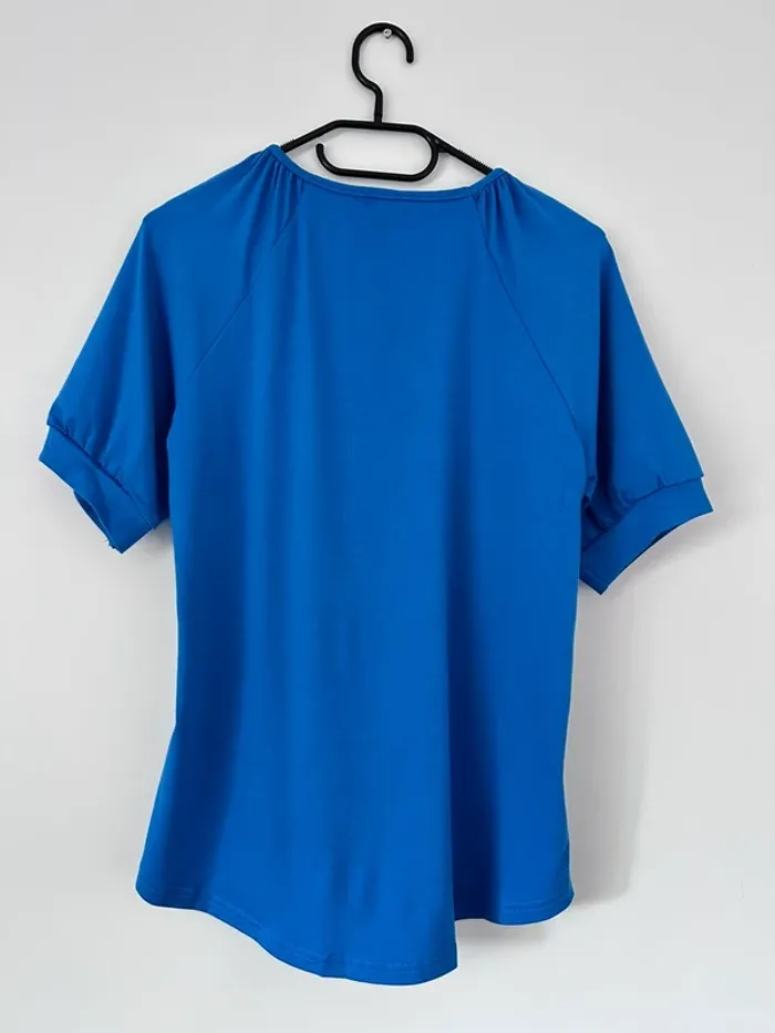 T-shirt bleu - photo numéro 4