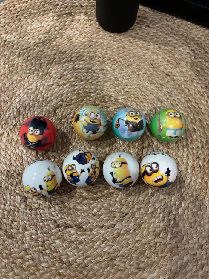 Lot de 8 balles les minions - photo numéro 2