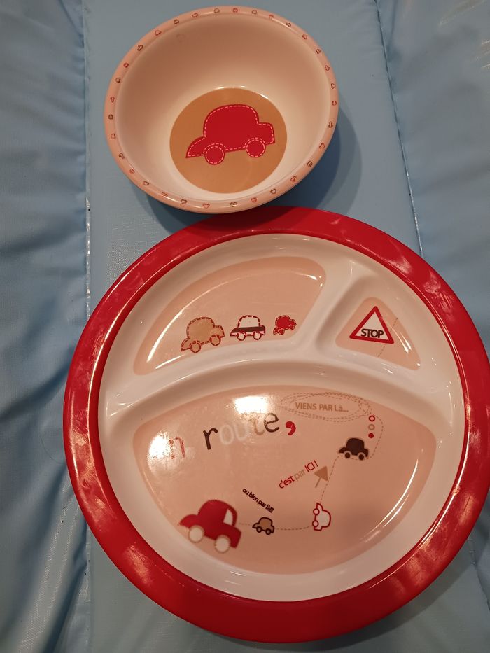 Assiette et bol