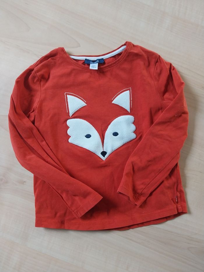 Tee shirt manches longues garçon okaidi 05ans - photo numéro 3