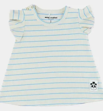Mini Rodini Robe sans manche 1-3 mois en coton bio et élasthanne
